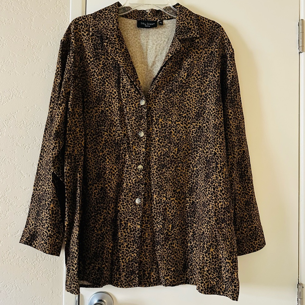Leopard Print Blouse
